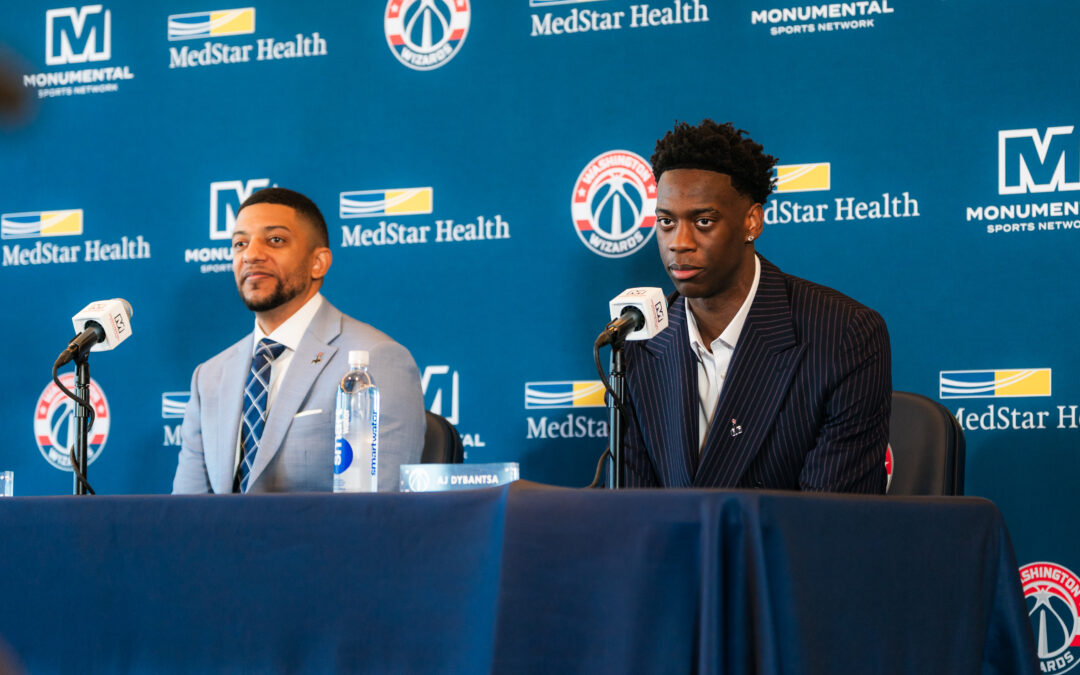 AJ Dybantsa Introduced as a Washington Wizard, Will Wear No. 4