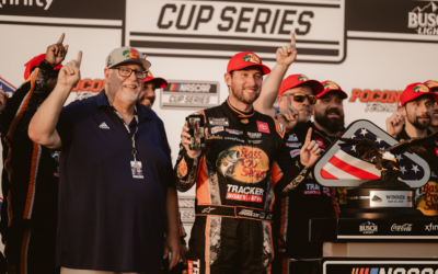 Chase Briscoe Holds Off Hamlin for First Win of the Season at Pocono