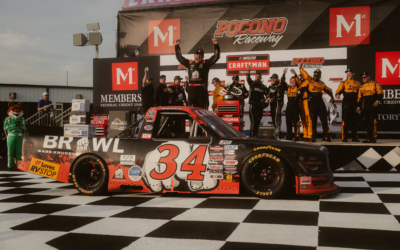 Layne Riggs Capitalizes on Late Heim Tire Trouble to Win at Pocono
